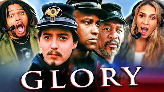 GLORY (1989) MOVIE REACTION!! FIRST TIME WATCHING!! Denzel Washington | Full Movie Review!!