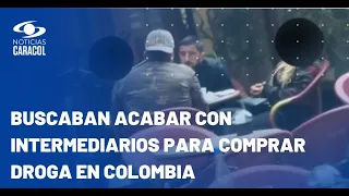 Tras cumbre en Bogotá, presuntos narcos extranjeros fueron detenidos por la Dijín