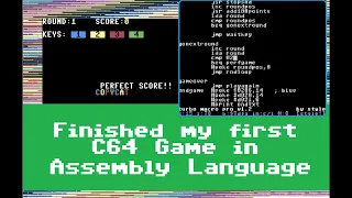 Finished my first game in 6502 assembly language for the C64.