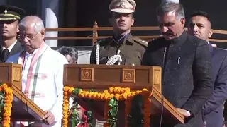 Sukhwinder Singh Sukhu takes oath as Himachal Pradesh CM; Mukesh Agnihotri as deputy CM