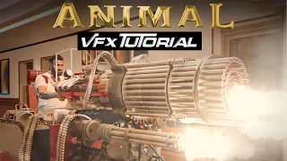 ANIMAL VFX Tutorial | Machine Gun VFX Effect | Inside Motion Pictures | 2023