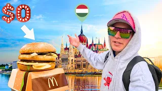 LIVING on $1 in BUDAPEST for 24 HOURS (Everything Is FREE)