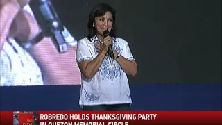 Robredo holds thanksgiving party in QC