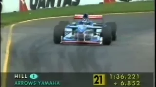 Damon Hill (Arrows A18) qualifying runs - 1997 Australian Grand Prix