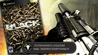 I got EVERY achievement for BLACK and it was very DESTRUCTIVE