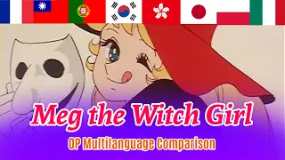 Meg the Witch Girl OP Multilanguage Comparison