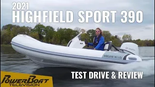 Jon tests the 12-foot inflatable 2021 Highfield Sport 390 w/ Tohatsu 60 - It flies!