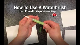 How To Use A Water Brush For Watercolor Painting