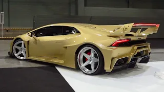 Liberty Walk Lamborghini Huracan - Start, Revs, Acceleration & SOUNDS!