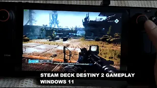 Steam Deck Destiny 2 Gameplay + Settings Windows 11 | FREE to Play