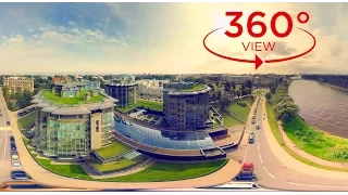 ARIAL 360 VR video. Saint-Petersburg. Russia.