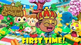 My First Time Playing Animal Crossing New Leaf!