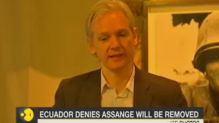 Julian Assange to be expelled from Ecuadorian embassy, says WikiLeaks