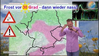 Sturm, Frost & plötzlich Hitze! 30 Grad-Intermezzo, dann nasser Durchschnitt bis 20. Danach Sommer?