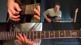 Sad But True Guitar Lesson Pt.3 - Metallica - Solos