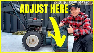 Raise Your Snowblower for Gravel Driveway // Stop Throwing Rocks