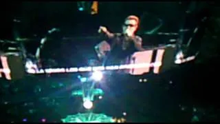 U2 en México, Bono se despide de México, estadio azteca, 15,mayo-2011