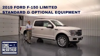 2019 FORD F-150 LIMITED COMPLETE GUIDE: STANDARD AND OPTIONAL EQUIPMENT