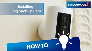 Installing Ring Spotlight Wireless Security Camera Battery