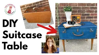 DIY Suitcase Table -Learn How to Upcycle an old Suitcase into a Table