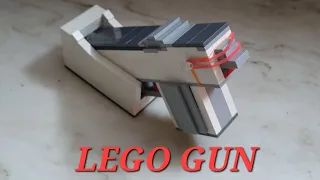 How to make a powerful lego gun without technic pieces