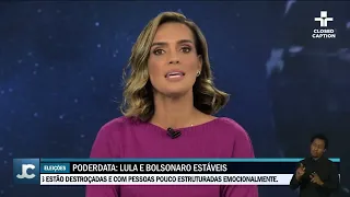 Pesquisa de intenção de voto mostra Lula e Jair Bolsonaro com diferença de 8 pontos percentuais