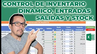 🏗Cómo crear un #CONTROL DE #INVENTARIO dinámico con #ENTRADAS, #SALIDAS y 🤑 #STOCK  👏