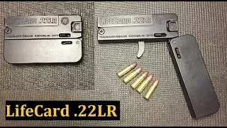 LifeCard 22 LR Pistol Worlds Thinnest Gun