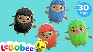 Baa Baa Black Sheep Song +More Nursery Rhymes for Kids | Lellobee
