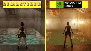 Tomb Raider Remastered vs RTX Remix Mod Graphics Comparison | PS5 vs RTX 4080