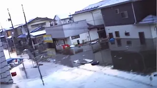 2011 Japan Tsunami - Sakuragi, Tagajo City. (Full Footage)