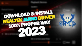 How to Download and Install Realtek HD Audio Manager on windows 2023