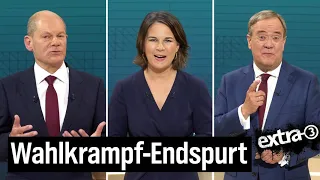 TV-Triell: Hahnenkampf mit Anstandsdame | extra 3 | NDR