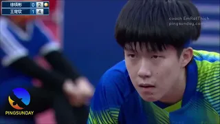 Wang Chuqin VS Xu Yingbin [2022 Men's Team Semifinals]