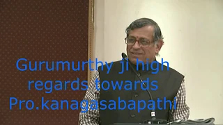 Gurumurthy ji about professor