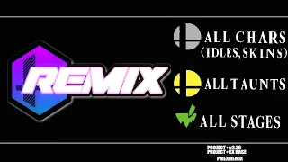 [PMEX REMIX 0.95b DOLPHIN] ALL CHARACTERS, STAGES, IDLES, SKINS & TAUNTS