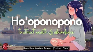 POWERFUL HO'OPONOPONO FOR MONEY TO ATTRACT WEALTH & ABUNDANCE | 1-HOUR TAPE 🙏