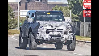 2022 Ford Bronco Raptor or Warthog spy shots Baja blitzing Bronco gets