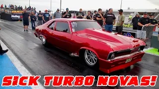 SOME OF THE FASTEST TURBO NOVAS IN DRAG RACING!! SICK NOVAS!