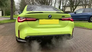 2022 BMW M4 Competition Cold Start Exhaust Sound!!
