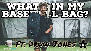 What's In My Baseball Bag? Ft. Druw Jones (Class Of 22 Outfielder / Vandy Commit)