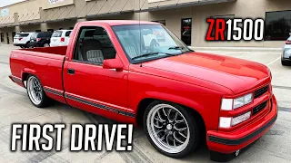 The first drive in my 1000hp LT5/10spd swapped 1994 Silverado! It's so awesome!