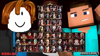 Mortal Kombat 9 - ROBLOX & STEVE MINECRAFT - Expert Tag Ladder - Gameplay @(1080p) - 60ᶠᵖˢ ✔