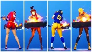 *NEW* BURGER KING DANCE EMOTE "SIZZLIN" SHOWCASED WITH HOT GIRLS 😍❤️ Fortnite Summer Event