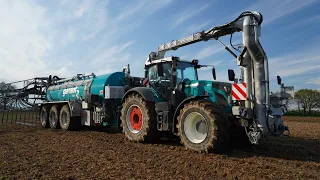 Petrolblauer 900er Fendt mit Garant Fass🤯