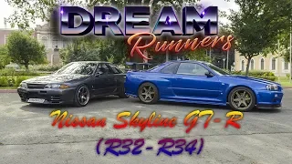 DreamRunners. Nissan Skyline GT-R (R32-R34). Хрупкий Годзилла [4K]