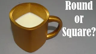 Round or Square? Amazing Magic Golden Mug illusion by Tony Fisher