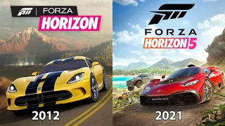 Evolution Of Forza Horizon Games 2012 - 2021