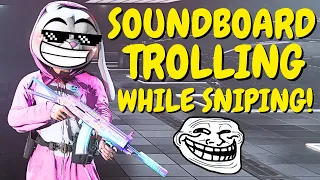 SOUNDBOARD TROLLING while SNIPING in MW3 SND! (HILARIOUS)
