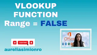 VLOOKUP FUNCTION   RANGE FALSE